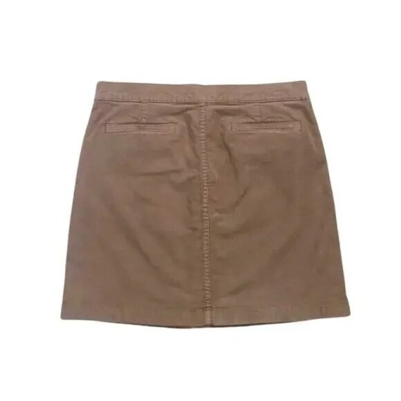 Tory Burch Lucitano Corduroy Snap Front Mini Skirt - Picture 5 of 7